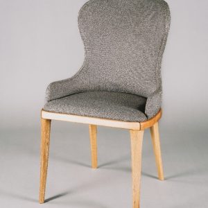 Armchair Black in Wood 1